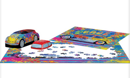 VW Beetle Splash Puzzle Tin