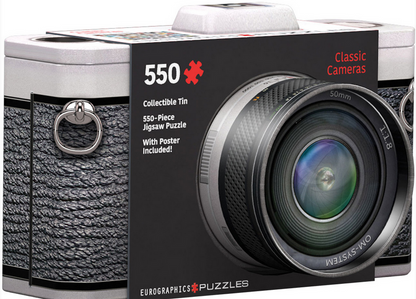 Classic Camera Puzzle Tin