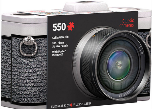 Classic Camera Puzzle Tin