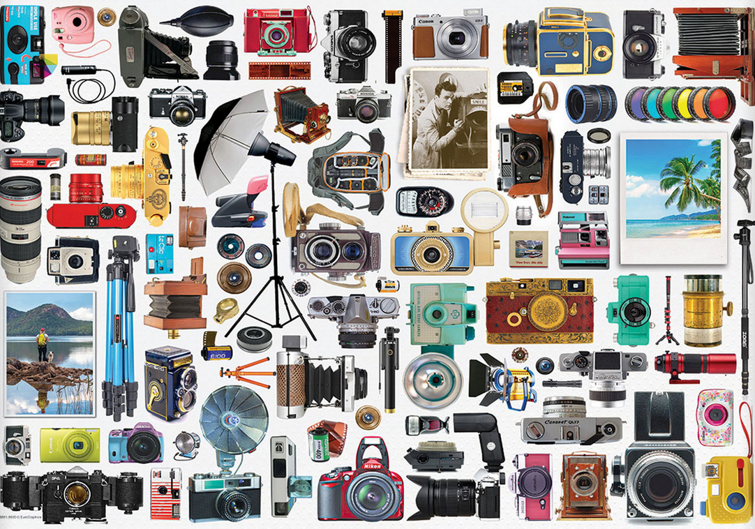 Classic Camera Puzzle Tin