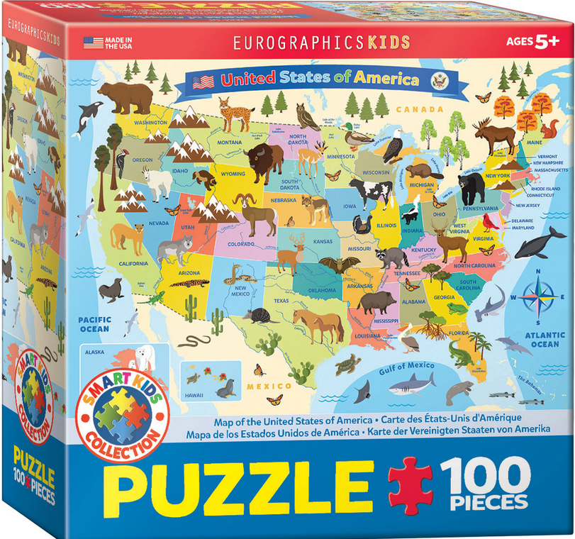 Map of the United States of America Jigsaw Puzzle