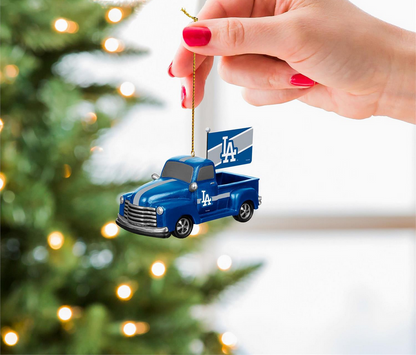 Los Angeles Dodgers Rally Truck Ornament