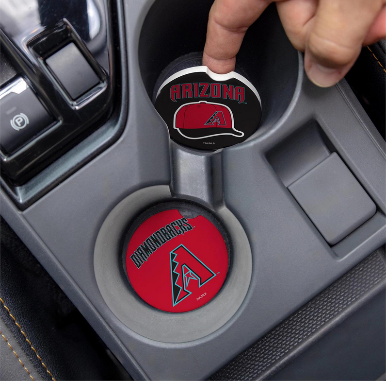 Arizona Diamondbacks Car Coaster Set, 2pc