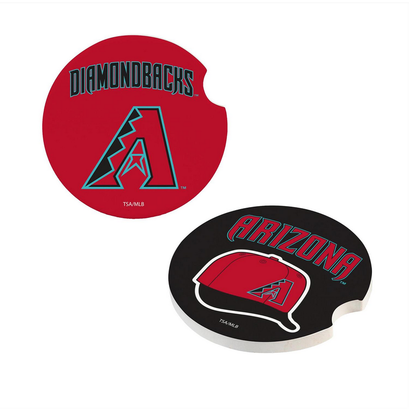Arizona Diamondbacks Car Coaster Set, 2pc