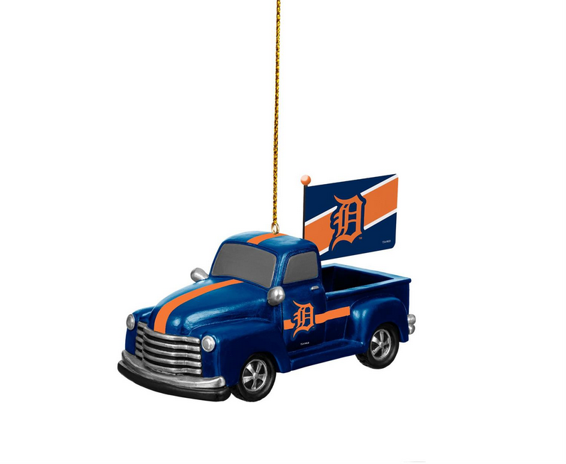 Detroit Tigers Rally Truck Ornament