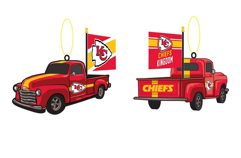 Kansas City Chiefs Mini Tabletop Rally Truck