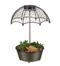 Umbrella Succulent Solar Decor