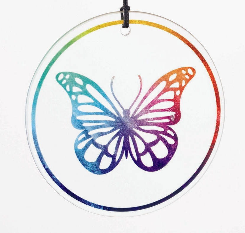 Glass Butterfly Woodstock Habitats Wind Chime