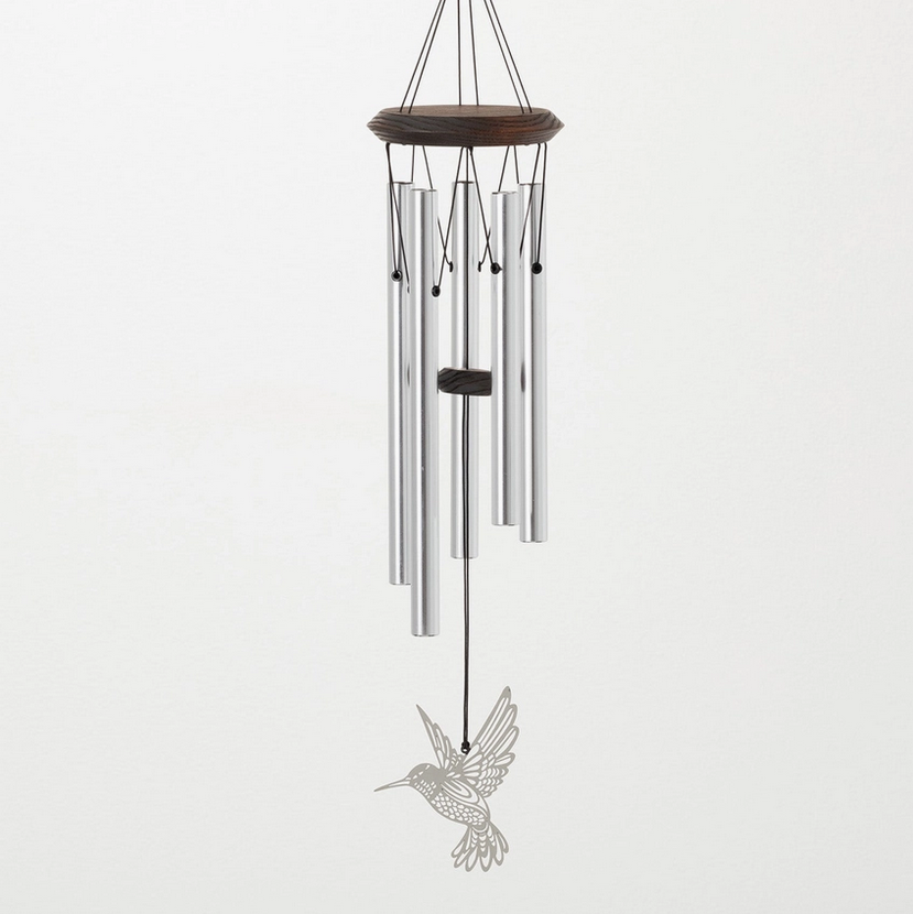 Mirror Hummingbird Habitats Woodstock Wind Chime