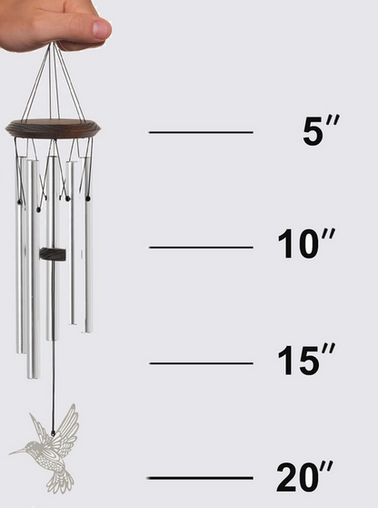 Mirror Hummingbird Habitats Woodstock Wind Chime
