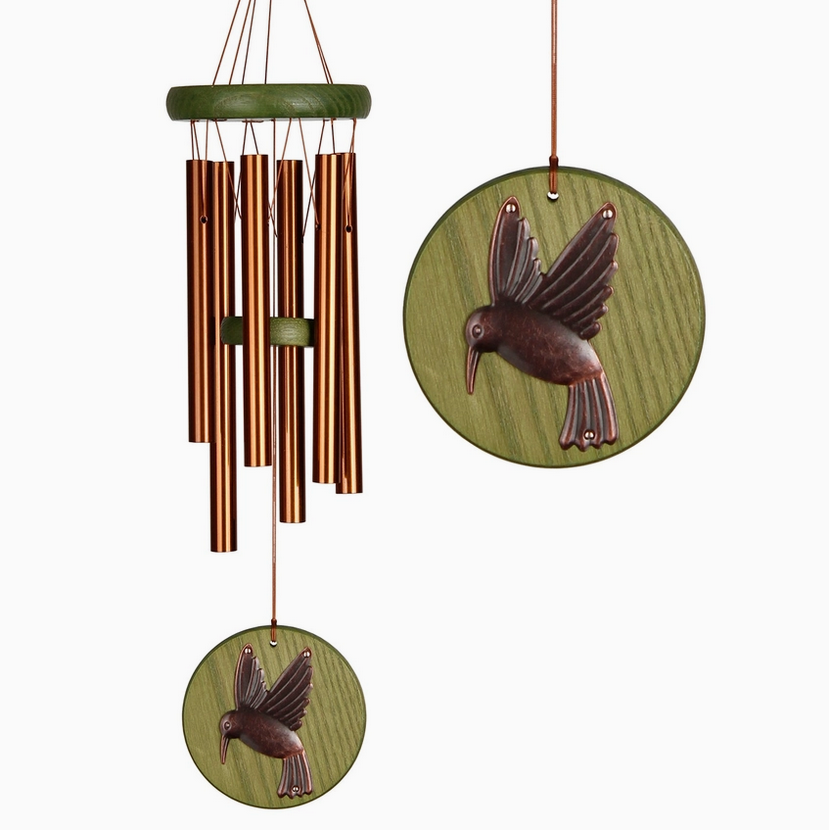 Habitats Small Green Hummingbird Woodstock Wind Chime