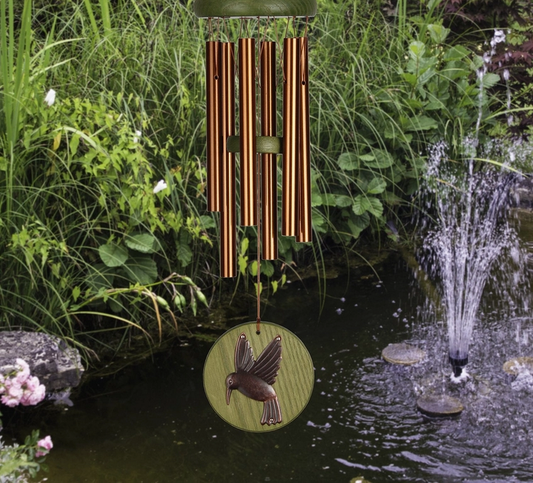 Habitats Small Green Hummingbird Woodstock Wind Chime
