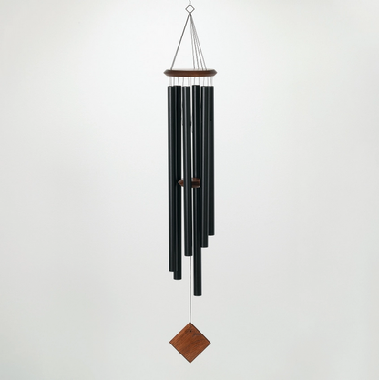 Black/Teak Chimes of Neptune Woodstock Wind Chime