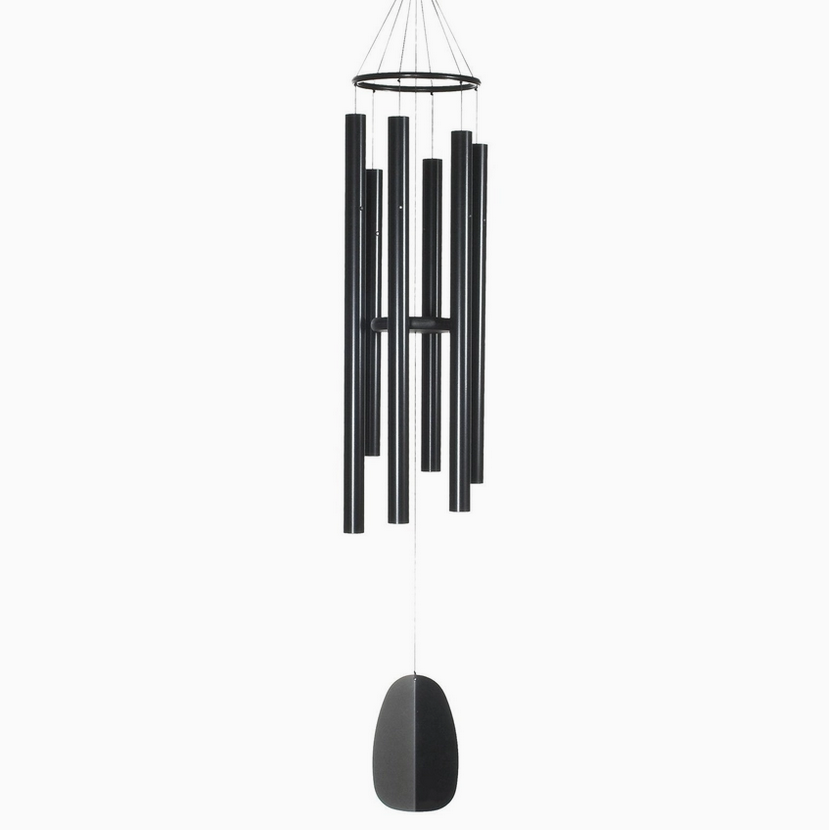 Bells of Paradise Black Woodstock Wind Chime