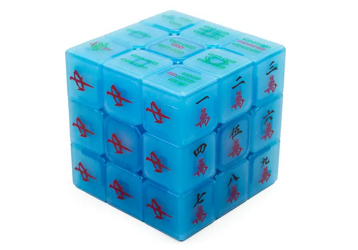 Glow in the Dark Mah Jong Rubik's Cube