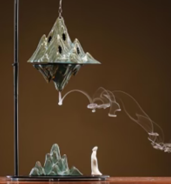 Mountain Backflow Incense Burner