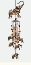 Elephant Metal Iron Art Wind Chime
