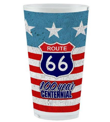 Route 66 100 Year Centennial Pint Glass