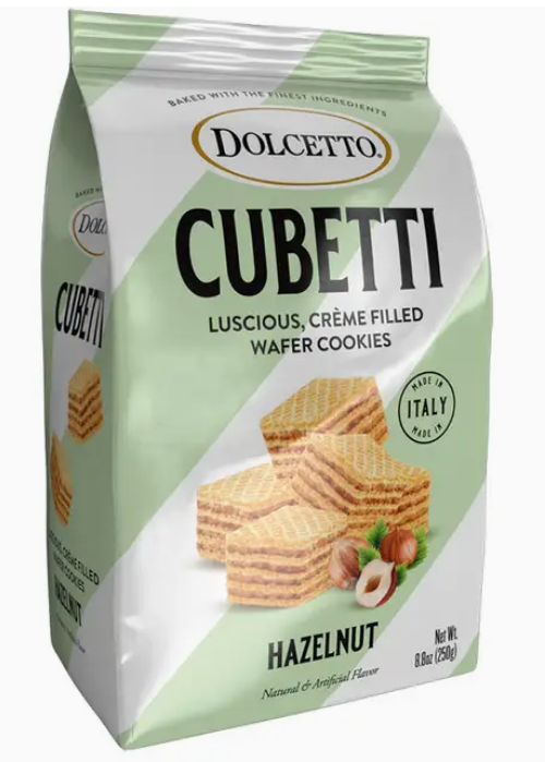 Dolcetto Cubetti Wafer Cookie Bag Hazelnut