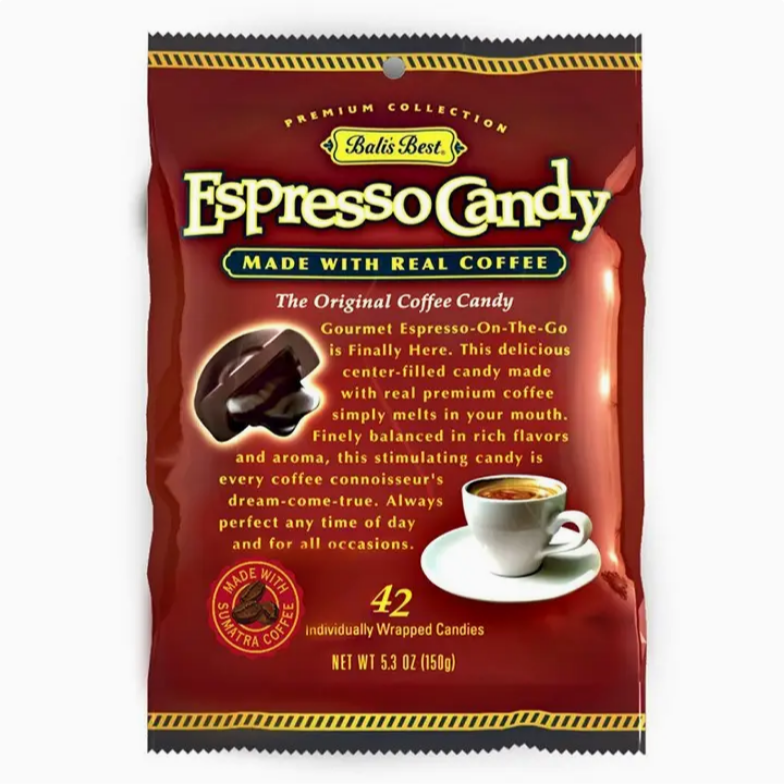 Bali's Best Espresso Candy 100% Natural