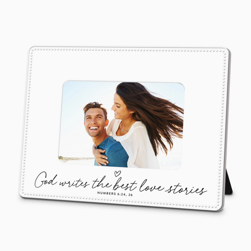 God writes the best love stories Photo Frame