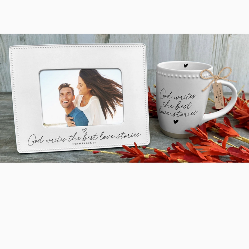God writes the best love stories Photo Frame