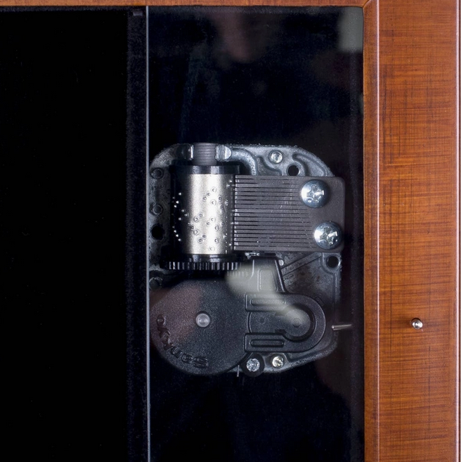 Woodgrain Music Box without Print Plays On Eagles Wings