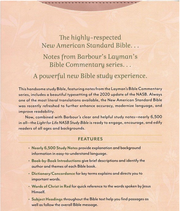 Light for Life NASB Study Bible