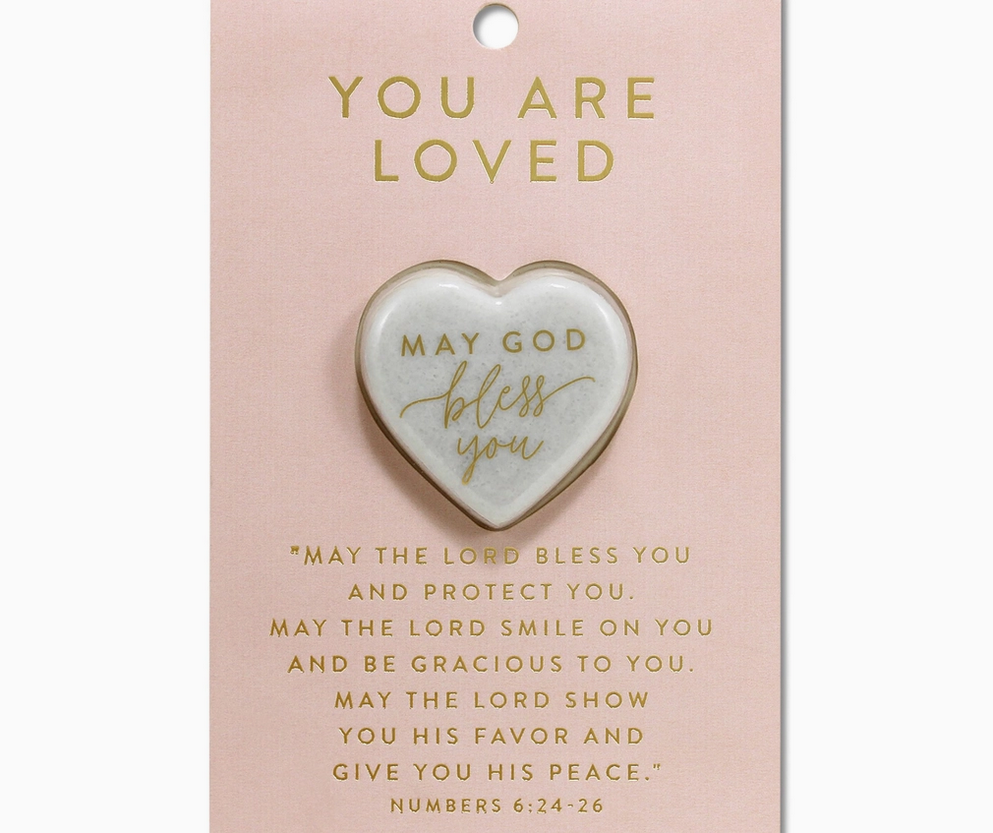 You Are Loved/May God Bless You Heart Stone