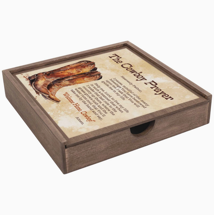 The Cowboy Prayer Memory Box