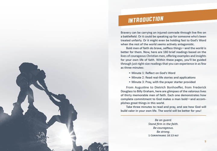 3-Minute Devotions: Bold Men Of Faith