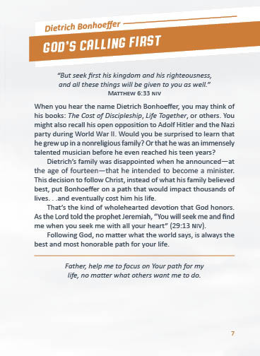 3-Minute Devotions: Bold Men Of Faith