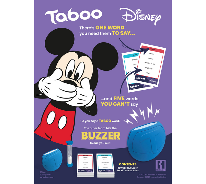 Taboo Disney Game