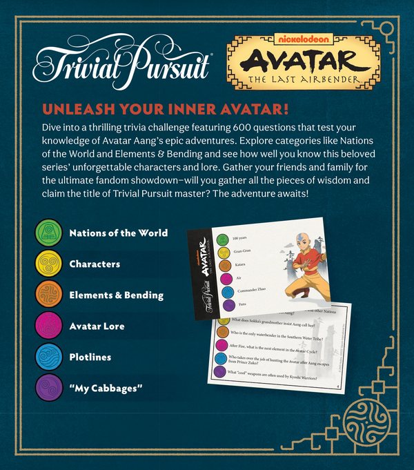 Trivial Pursuit Avatar The Last Airbender