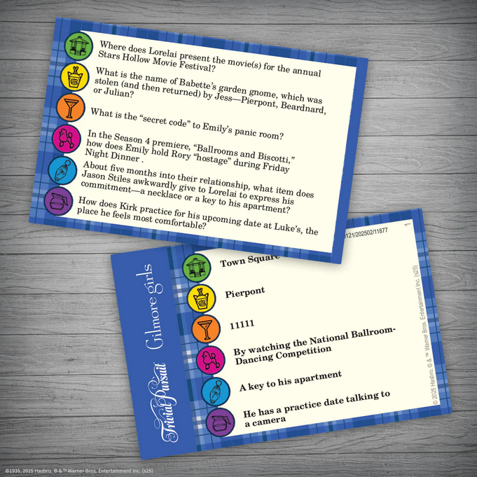 Trivial Pursuit Gilmore Girls
