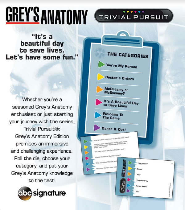 Trivial Pursuit Grey's Anatomy