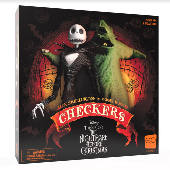 Disney Tim Burton The Nightmare Before Christmas Checkers