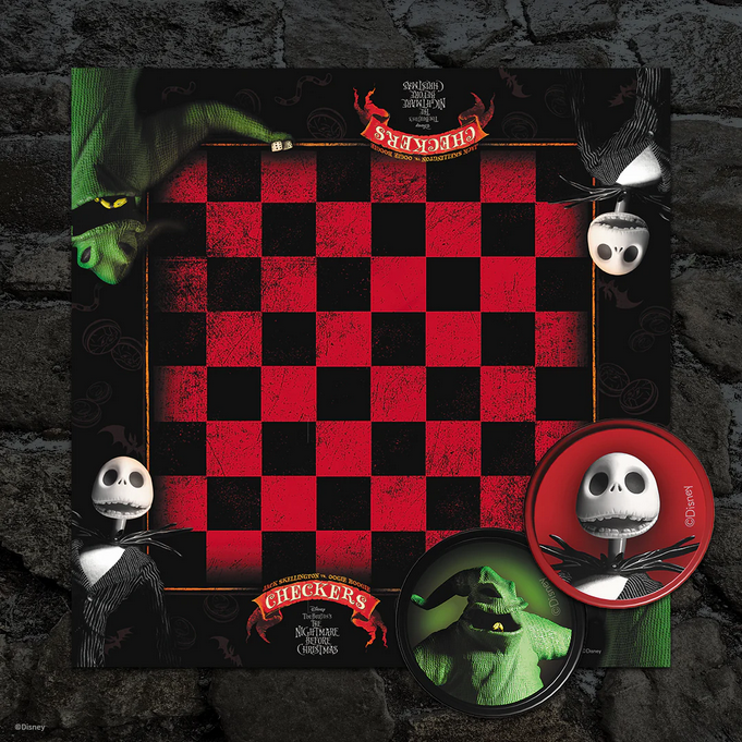 Disney Tim Burton The Nightmare Before Christmas Checkers