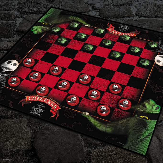 Disney Tim Burton The Nightmare Before Christmas Checkers