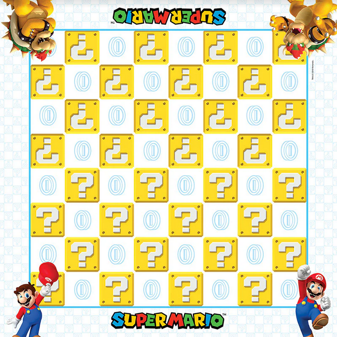 Super Mario vs. Bowser Checkers & Tic Tac Toe