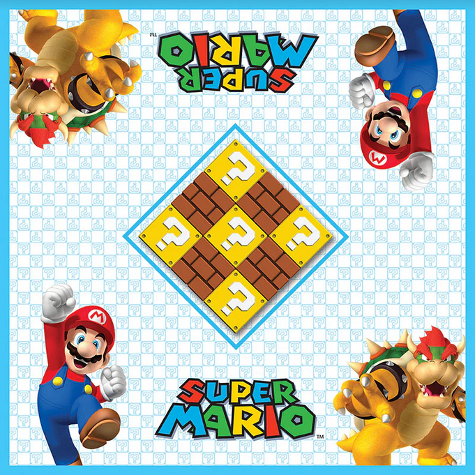 Super Mario vs. Bowser Checkers & Tic Tac Toe