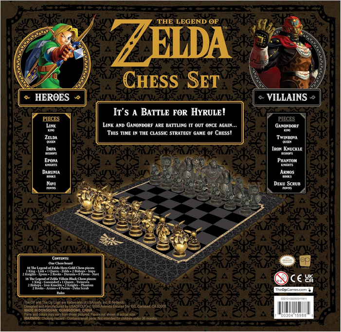 The Legend Of Zelda Chess Set