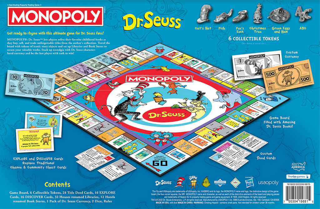 Dr. Seuss Monopoly Game