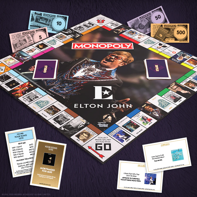 Elton John Monopoly Game