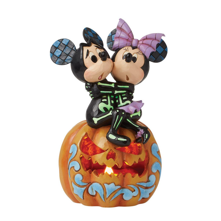 Spine-tingling Sweethearts Mickey & Minnie Jim Shore Figurine