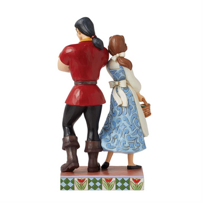 Brilliant & Boorish Gaston vs. Belle Jim Shore Figurine