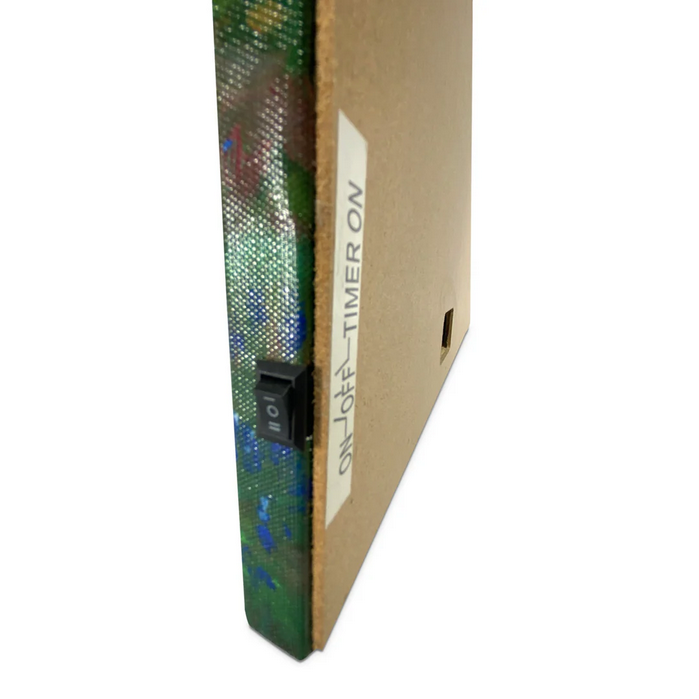 Rusty Motorcycle LED Art Print