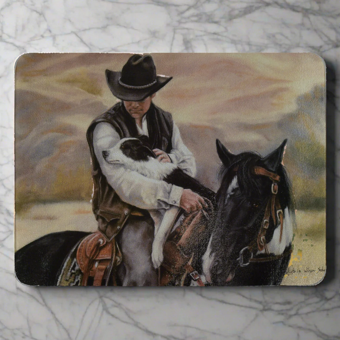 Tempered Glass Horse Cutting Board