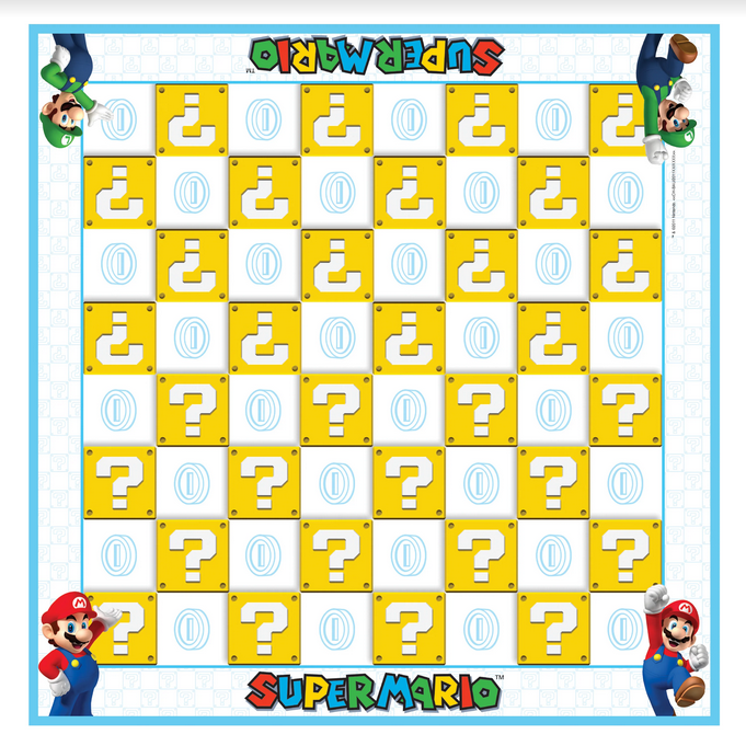 Super Mario Brothers Checkers & Tic Tac Toe
