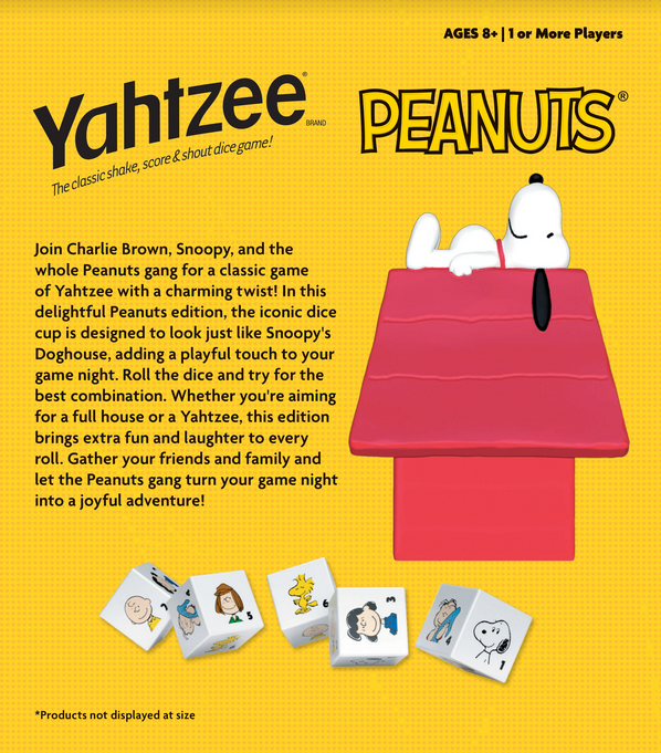 Peanuts Yahtzee Game